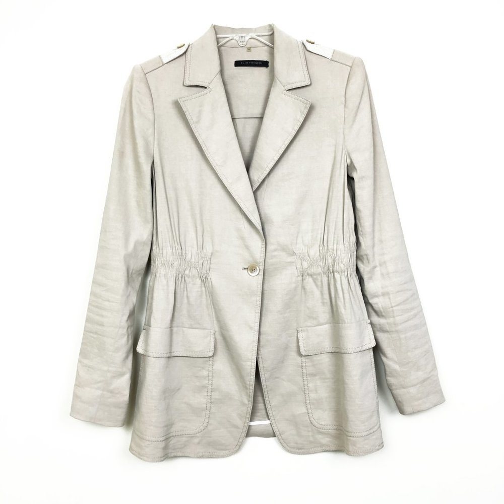 Elie Tahari Light Beige Blazer Jacket